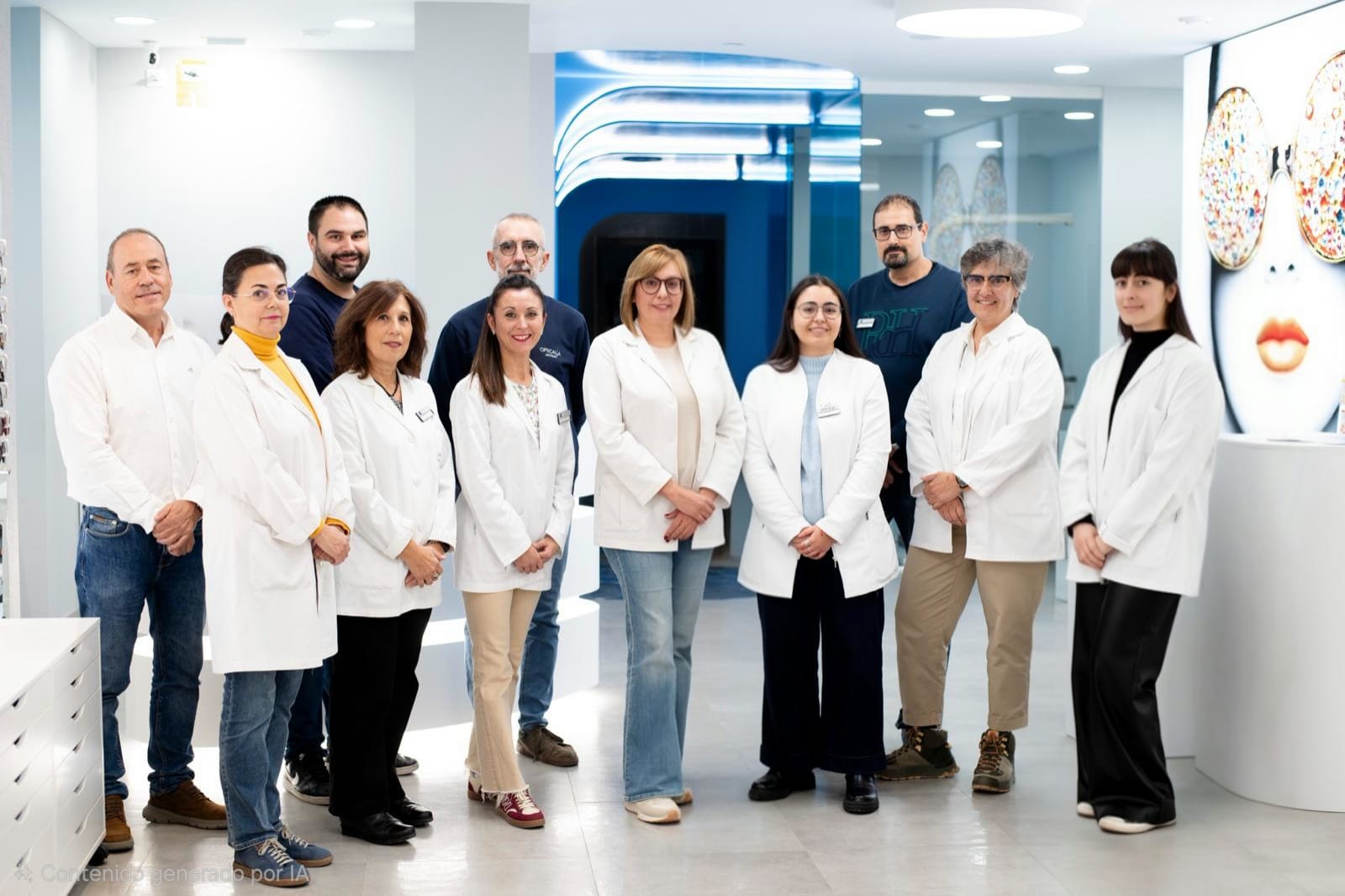 Equipo de Ópticas Jerónimo, ahora ÓpticaPRO Jerónimo